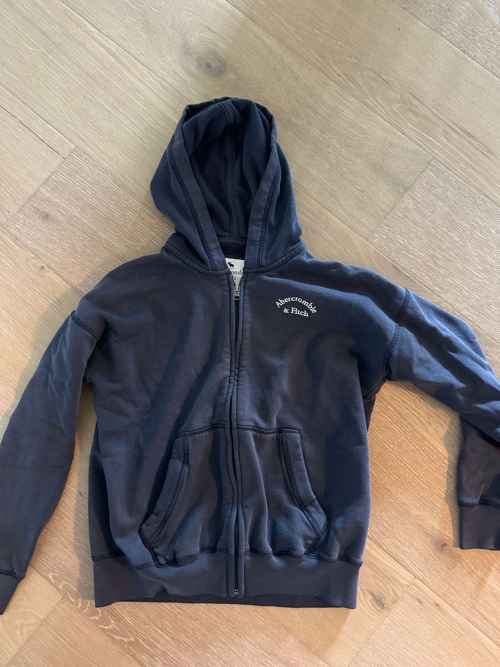 Abercrombie & Fitch Kids Dark Navy Zip Hoodie